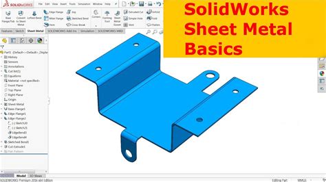 solidworks bom list length of sheet metal part|solidworks sheet metal bounding.